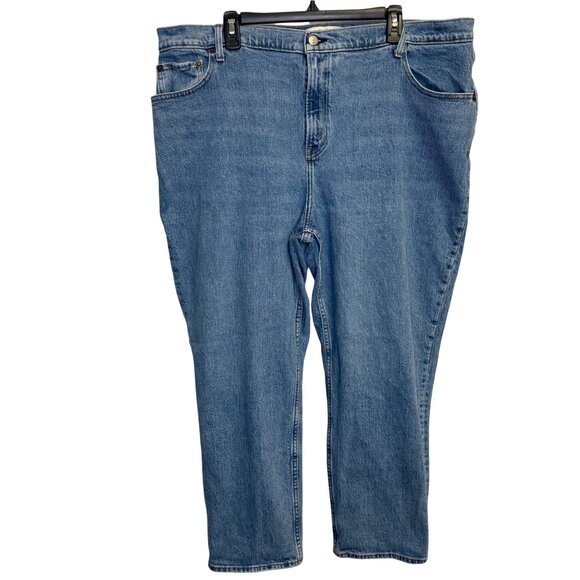 Abercrombie & Fitch 90s Straight Ultra High Rise Curve Love Jean Sz 20S / 35 - Picture 1 of 7
